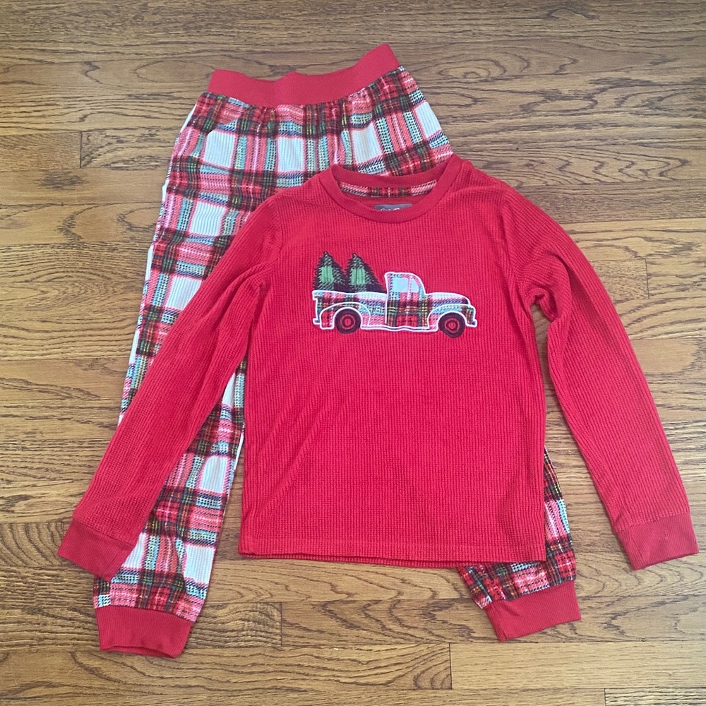 Eddie Bauer Kids Holiday Pajama Set Size S (7/8)
